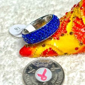 NEW UNISEX wedding style CZ ZIRCON-rhinestone glitter band